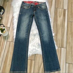 Adiktd Denim Light Wash Blue Boot Cut Women Jeans